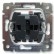 Выключатель одноклавишный Legrand Galea Life 10A 250V с подсветкой 775600