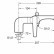 Смеситель Jacob Delafon Alleo+ E72320-CP для ванны, на деку