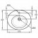 Раковина Jacob Delafon Ove E1524-00, 57*48 см, врезная сверху