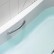 Чугунная ванна Roca Malibu 2309G000R 170 х 75 см с ручками и опорами