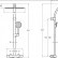 Душевая система Jacob Delafon Talan E20642RU-CP с термостатом