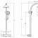 Душевая система Jacob Delafon Moxie E5799-CP, термостатическая, динамик