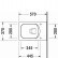 Унитаз подвесной Duravit Vero Air Rimless 2525090000 37 х 57 см