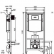 Комплект: Унитаз GSI Classic 871211 с крышкой-сиденьем микролифт MSC87CN11 bi/cr + инсталляция 4 в 1 Sanit 90.733.81..s001