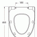 Крышка-сиденье Gustavsberg Estetic 9M096101 для подвесного унитаза, Standart, цвет белый