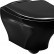 Крышка-сиденье Gustavsberg Estetic 9M09S136 для подвесного унитаза, Soft Close, легкое снятие, цвет черный