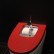 Крышка Roca Khroma 806652F3T для биде красная