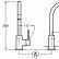 Смеситель Jacob Delafon Edouard E23308-CP для кухонной мойки, с выдвижным изливом