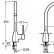 Смеситель Jacob Delafon Mariette E23303-CP для кухонной мойки