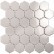 Мозаика Starmosaic Керамическая Hexagon small Grey Glossy