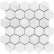 Мозаика Starmosaic Керамическая Hexagon small Carrara Matt