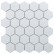 Мозаика Starmosaic Керамическая Hexagon small White Matt