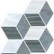 Мозаика Vitra Nuvola Serpe-Nuvola Ромб холодная гамма 24x30