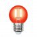 Лампа светодиодная филаментная (UL-00002986) Uniel E27 5W красная LED-G45-5W/RED/E27 GLA02RD