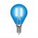 Лампа светодиодная филаментная (UL-00002989) Uniel E14 5W синяя LED-G45-5W/BLUE/E14 GLA02BL