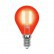 Лампа светодиодная филаментная (UL-00002985) Uniel E14 5W красная LED-G45-5W/RED/E14 GLA02RD