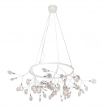 Подвесная светодиодная люстра Crystal Lux Evita SP45 D White/Transparent