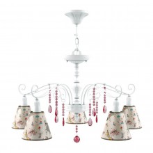 Подвесная люстра Lamp4you Provence E4-05-WM-LMP-O-14-CRL-E4-05-PK-DN