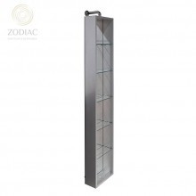 NOKEN Smart Cabinets Шкаф подвесной 170x30x14,5 см с полками зеркальный вращающийся хром