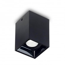 Потолочный светодиодный светильник Ideal Lux Nitro 10W Square Nero