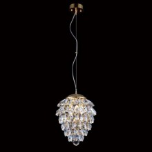 Подвесной светильник Crystal Lux Charme SP3+3 LED Gold/Transparent