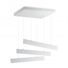 Подвесной светодиодный светильник Ideal Lux Desk SP3 Bianco