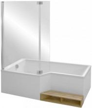 Ванна акриловая Jacob Delafon Bain Douche NEO E6D004-00 180 х 90 х 70, левая