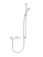 Душевая система Kludi Logo 6857805-00 Shower Duo System с термостатом, штанга 90 см, хром
