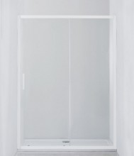 Душевая дверь в нишу Cezares Relax RELAX-BF-1-110-C-Bi, 110 х 185 см, стекло прозрачное, цвет профиля белый