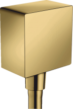 Шланговое подсоединение Hansgrohe Fixfit Square 26455990, золото