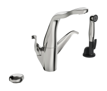 Смеситель для кухни Oras Alessi Swan by Oras 8227F с клапаном для посудомоечной машины, Smart кнопкой и ручным душем Smart