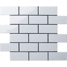 Мозаика Starmosaic Керамическая Brick White Glossy