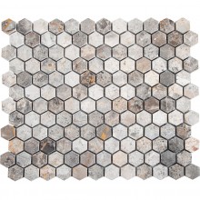 Мозаика Starmosaic Wild Stone мраморная мозаика Hex VLgP 23X23