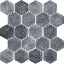 Мозаика Starmosaic Wild Stone мраморная мозаика Hex VBs Tumbled 64X74