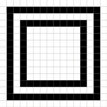 Керамогранит DUNE Black & White Grid 20