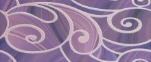 Декор настенный Gracia ceramica Arabeski purple Д01