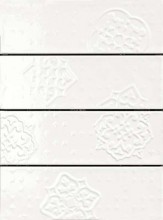 Плитка настенная Ragno Brick Glossy Dec Mix 4 White R4GP