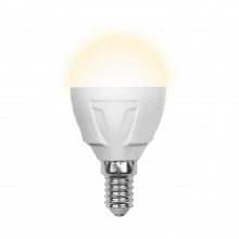 Лампа светодиодная (09443) E14 6W 3000K матовая LED-G45-6W/WW/E14/FR/S