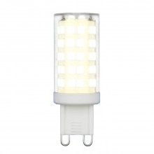 Лампа светодиодная (UL-00006489) Uniel G9 9W 4000K прозрачная LED-JCD-9W/4000K/G9/CL GLZ09TR