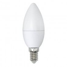 Лампа светодиодная (UL-00003804) E14 9W 3000K матовая LED-C37-9W/WW/E14/FR/NR