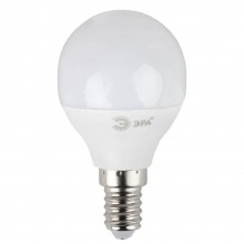 Лампа светодиодная ЭРА E14 7W 2700K матовая LED P45-7W-827-E14 Б0020548