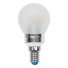 Лампа светодиодная (UL-00000801) Uniel E14 5W 3000K матовая LED-G45P-5W/WW/E14/FR ALC02SL