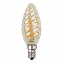 Лампа светодиодная ЭРА E14 9W 2700K золотая F-LED BTW-9W-827-E14 gold Б0047011