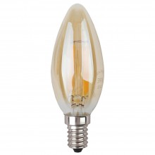 Лампа светодиодная филаментная ЭРА E14 7W 2700K золотая F-LED B35-7W-827-E14 gold Б0027964