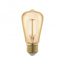 Лампа светодиодная филаментная диммируемая Eglo E27 4W 1700К золотая 11695